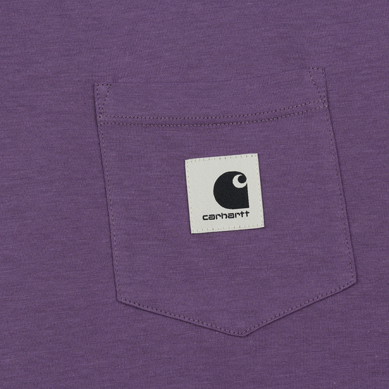 Женская футболка Carhartt WIP W' Carrie Pocket Dusty Mauve/Black