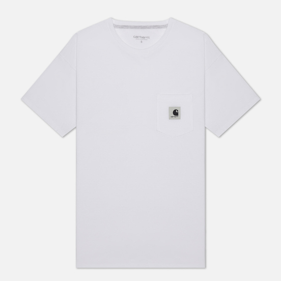 Женская футболка Carhartt WIP W' Carrie Pocket White/Ash Heather