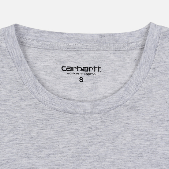 Женская футболка Carhartt WIP W' S/S Princeton Ash Heather