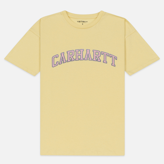 Женская футболка Carhartt WIP W' S/S Princeton Pale Yellow