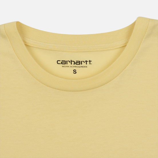 Женская футболка Carhartt WIP W' S/S Princeton Pale Yellow