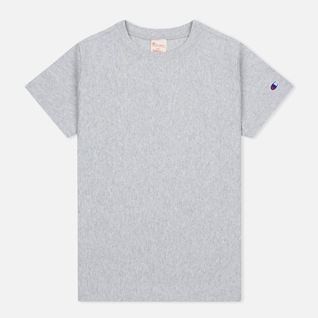 Женская футболка Champion Reverse Weave Basic Crew Neck Grey