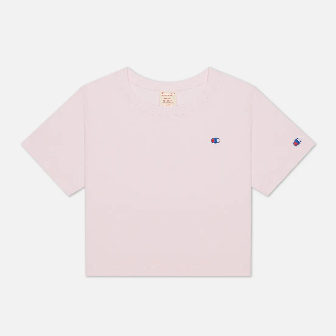 Champion Reverse Weave Женская футболка C Logo Crew Neck Cropped