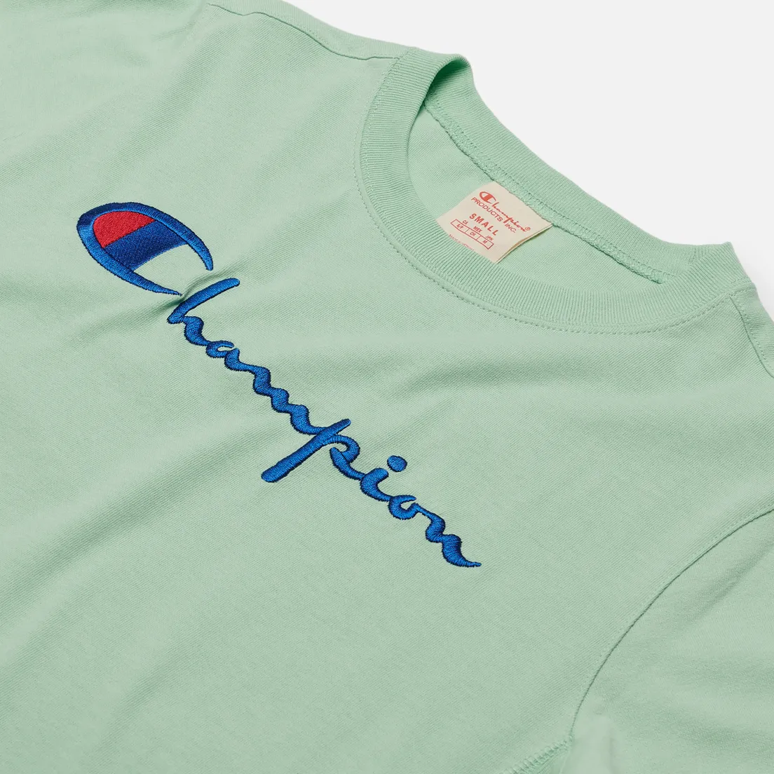 Champion Reverse Weave Женская футболка Script Logo Crew Neck
