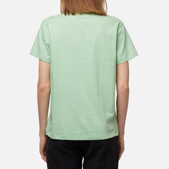 Женская футболка Champion Reverse Weave Script Logo Crew Neck Lime Green