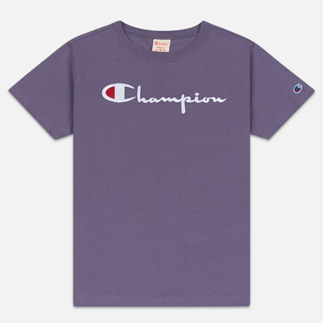 Champion Reverse Weave Женская футболка Script Logo Crew Neck
