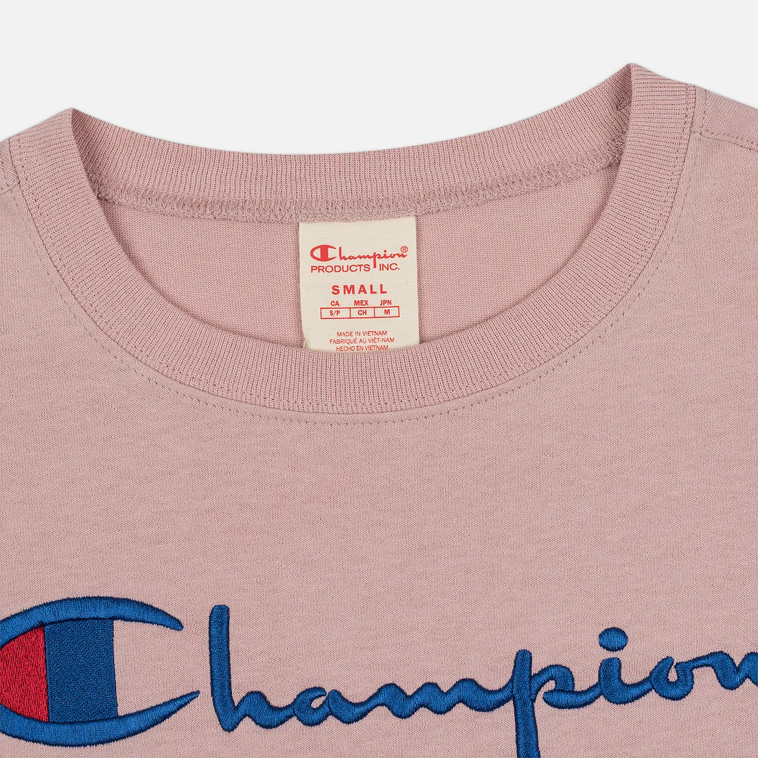 Champion Reverse Weave Женская футболка Script Logo Crew Neck