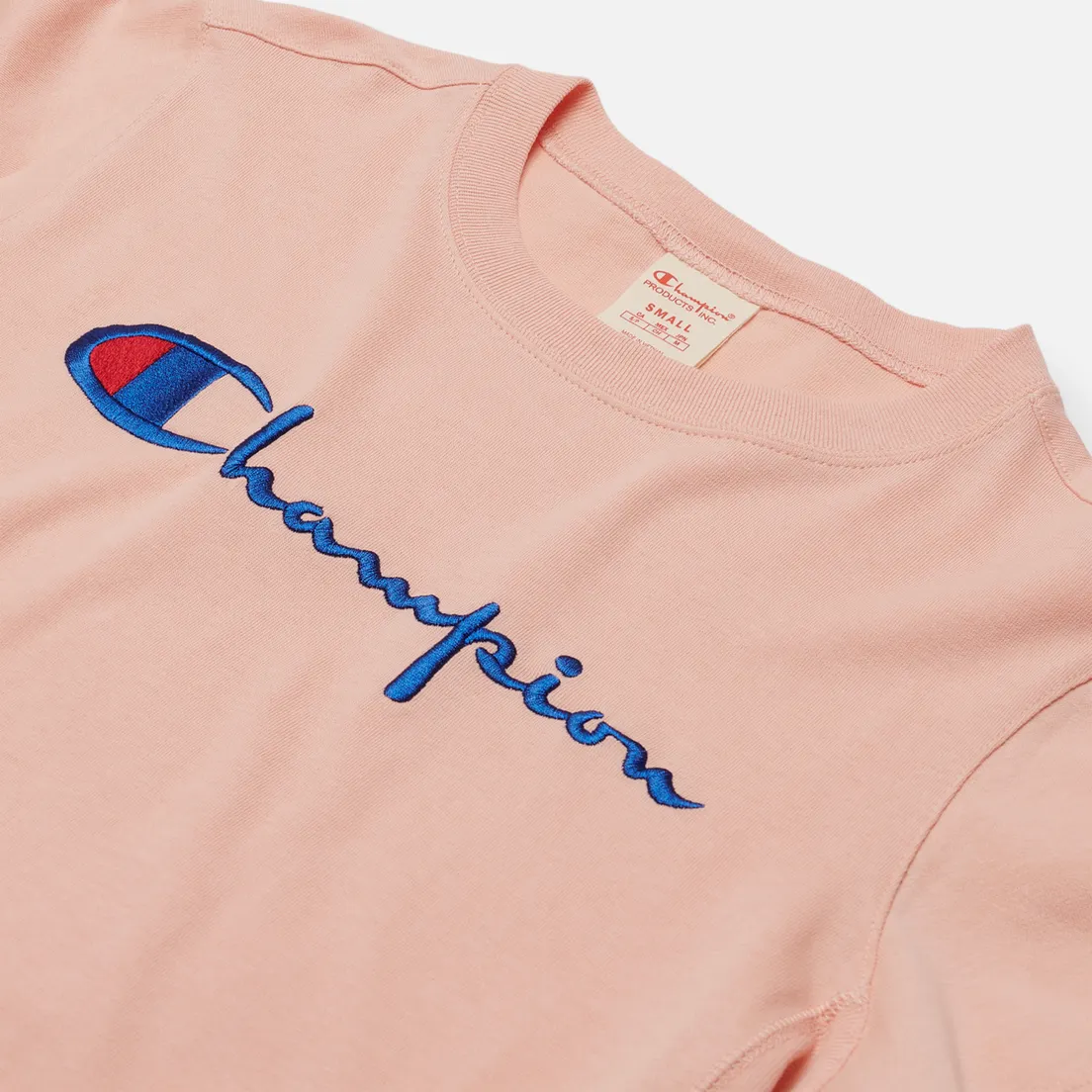 Champion Reverse Weave Женская футболка Script Logo Crew Neck