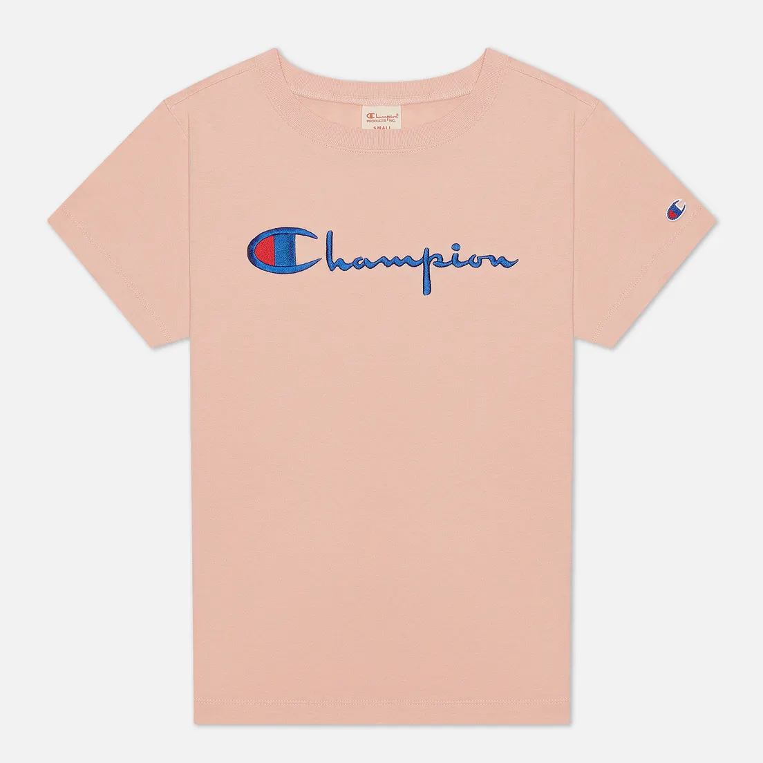 Champion Reverse Weave Женская футболка Script Logo Crew Neck