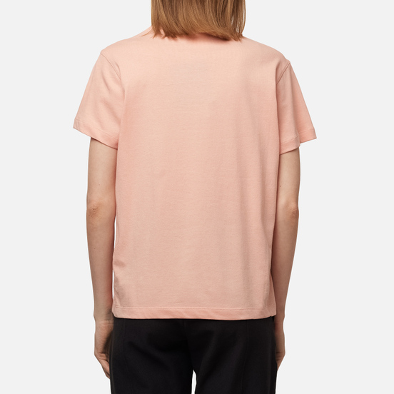 Женская футболка Champion Reverse Weave Script Logo Crew Neck Peach