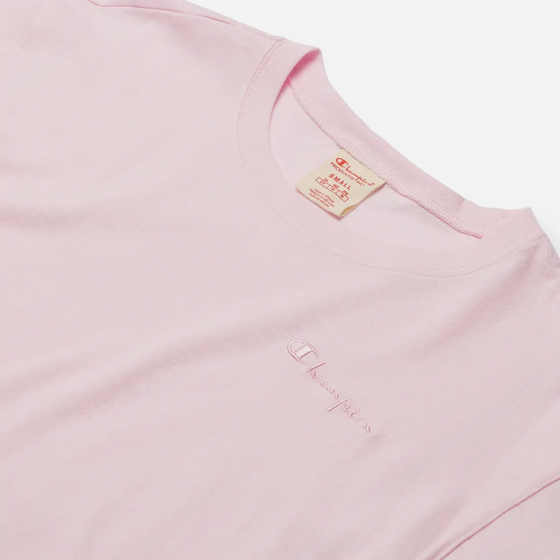 Champion Reverse Weave Женская футболка Script Logo Embroidery Maxi
