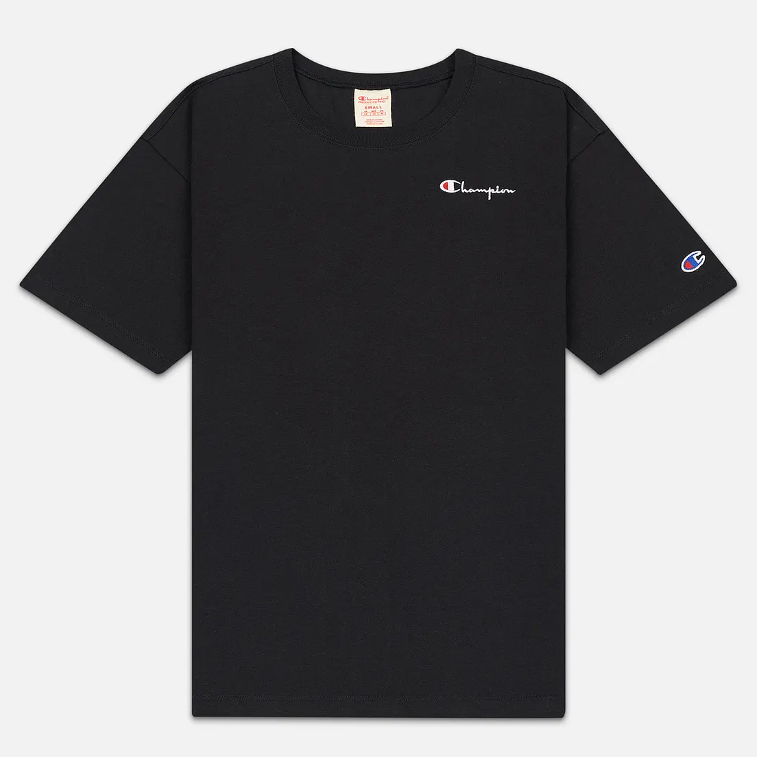 Champion Reverse Weave Женская футболка Small Script Crew Neck