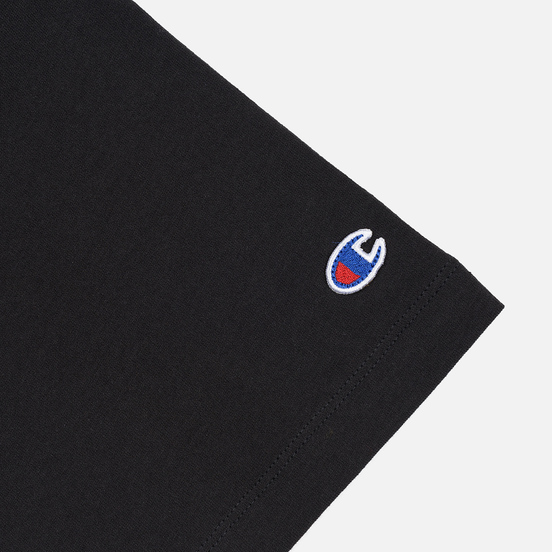 Женская футболка Champion Reverse Weave Small Script Crew Neck Black