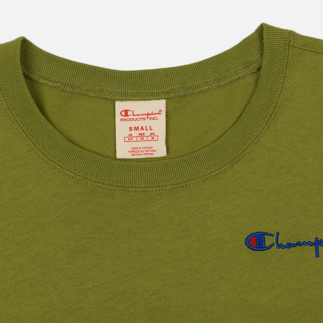 Champion Reverse Weave Женская футболка Small Script Crew Neck