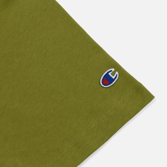 Женская футболка Champion Reverse Weave Small Script Crew Neck Guacamole