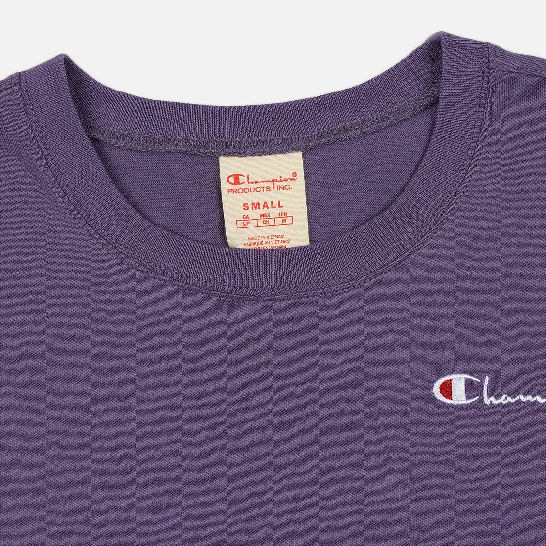 Champion Reverse Weave Женская футболка Small Script Crew Neck