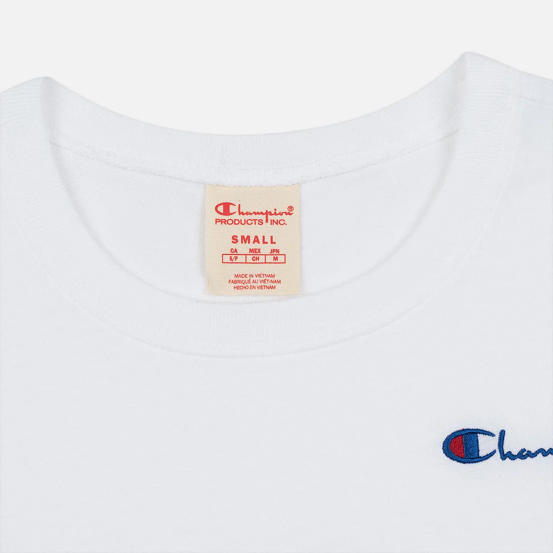 Champion Reverse Weave Женская футболка Small Script Crew Neck