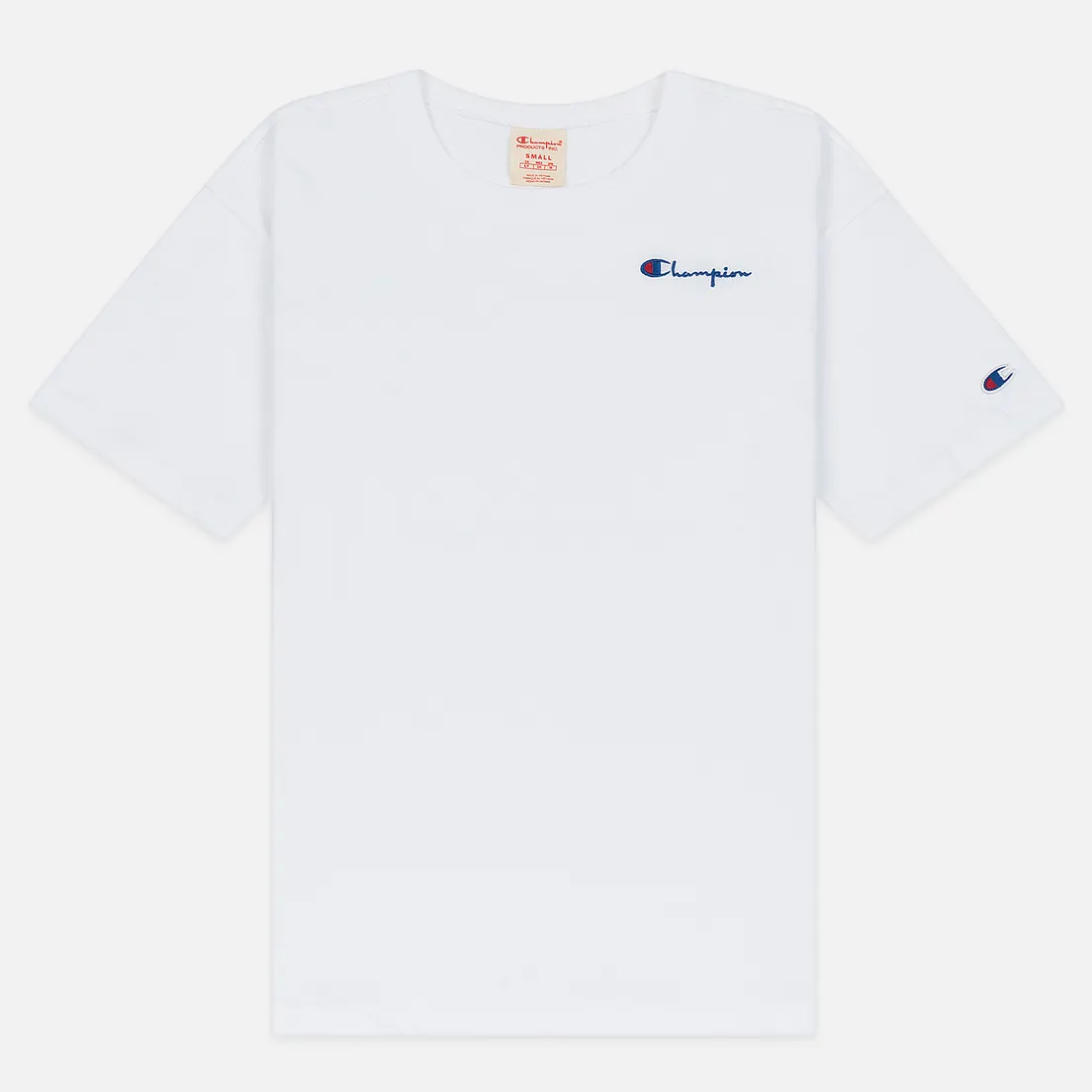Champion Reverse Weave Женская футболка Small Script Crew Neck