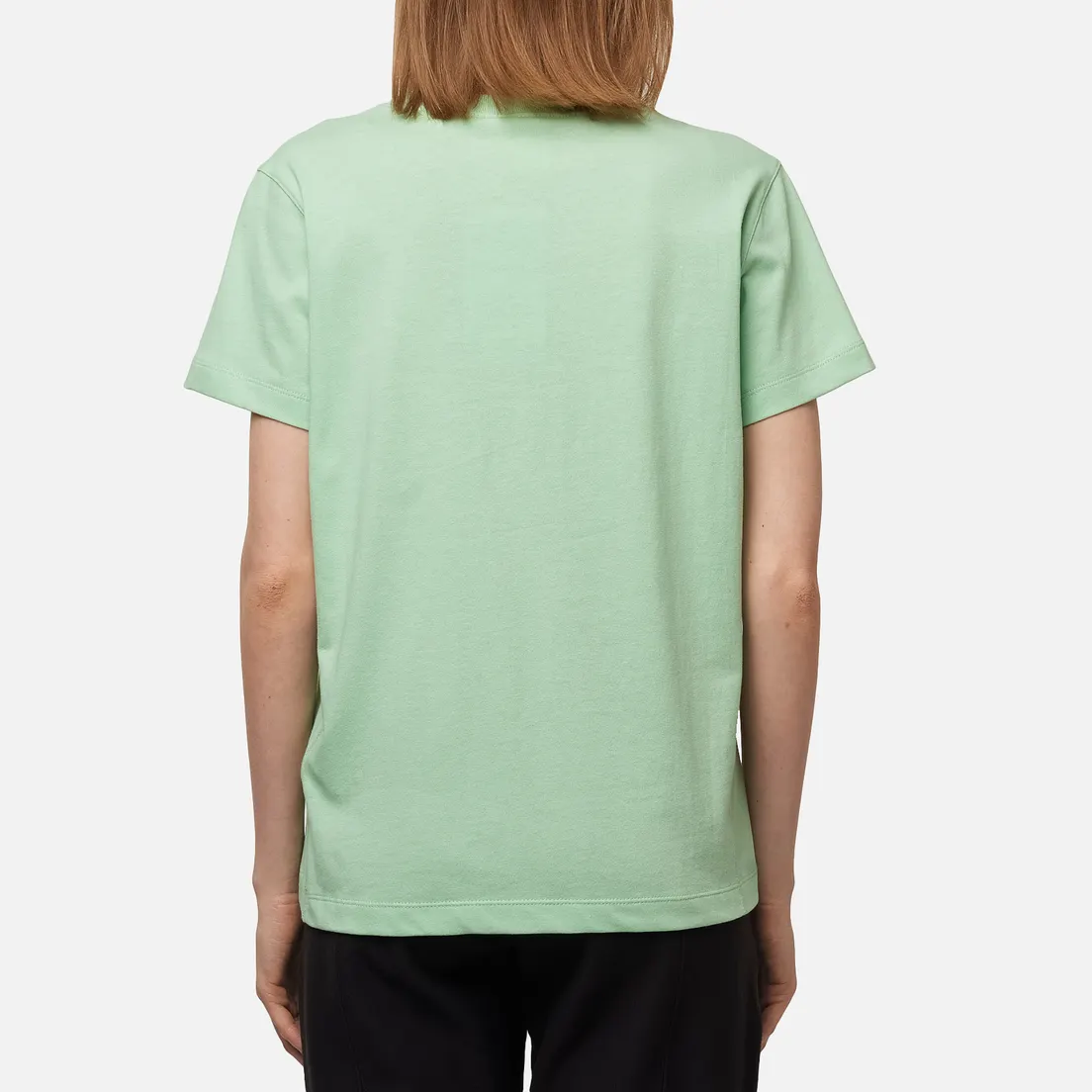 Champion Reverse Weave Женская футболка Small Script & Logo Sleeve Crew Neck
