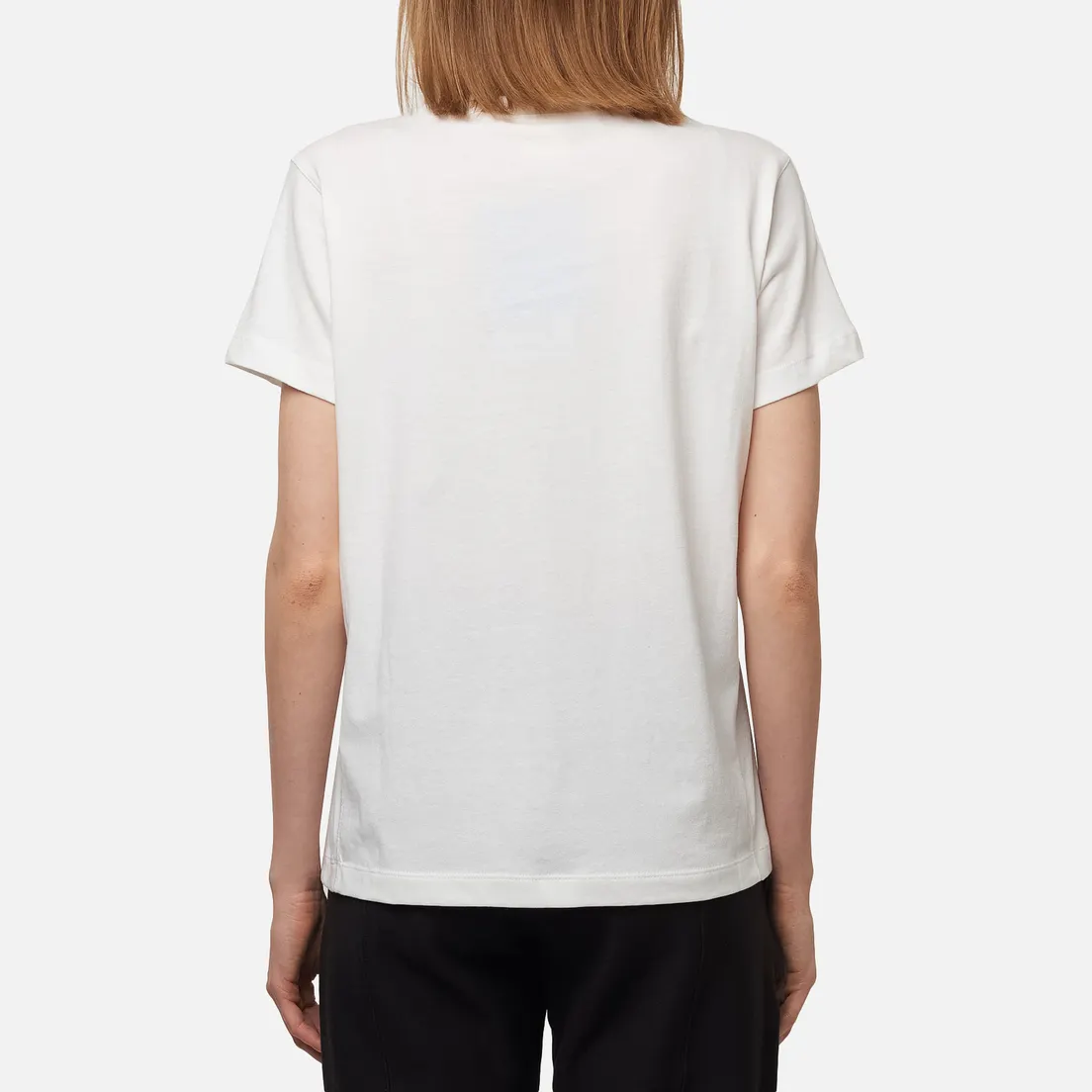 Champion Reverse Weave Женская футболка Small Script & Logo Sleeve Crew Neck