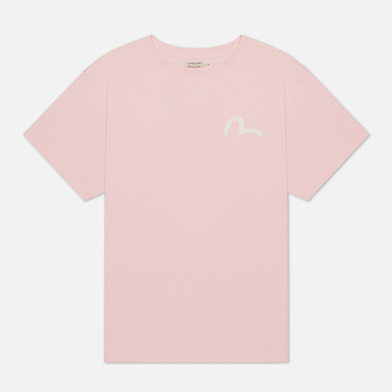 Женская футболка Evisu Heritage Daruma Printed Pink
