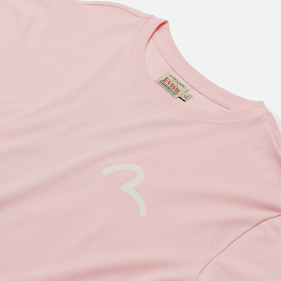 Женская футболка Evisu Heritage Daruma Printed Pink