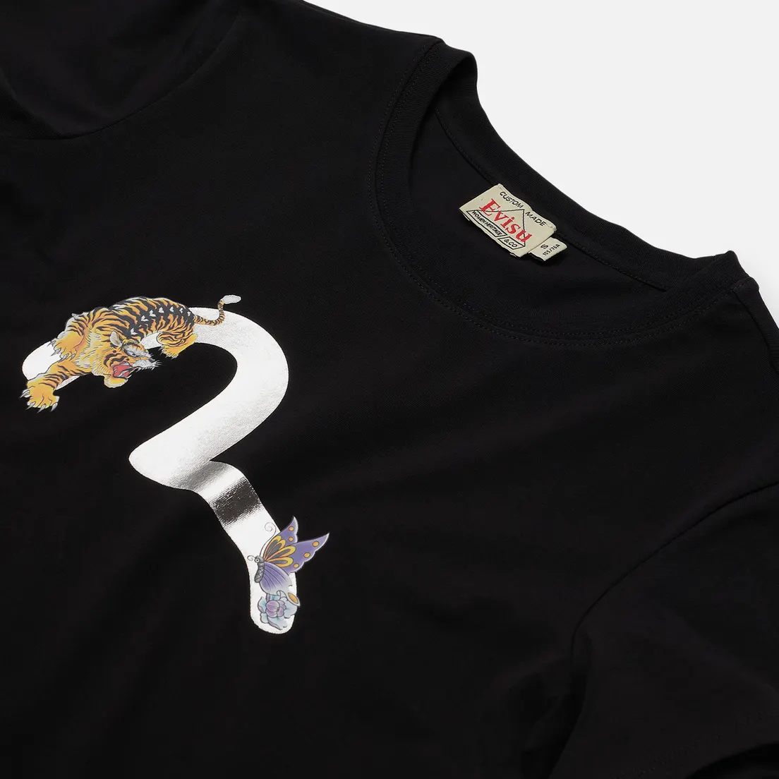 Evisu Женская футболка Heritage Seagull Foil Printed