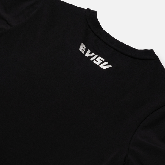 Женская футболка Evisu Heritage Seagull Foil Printed Black