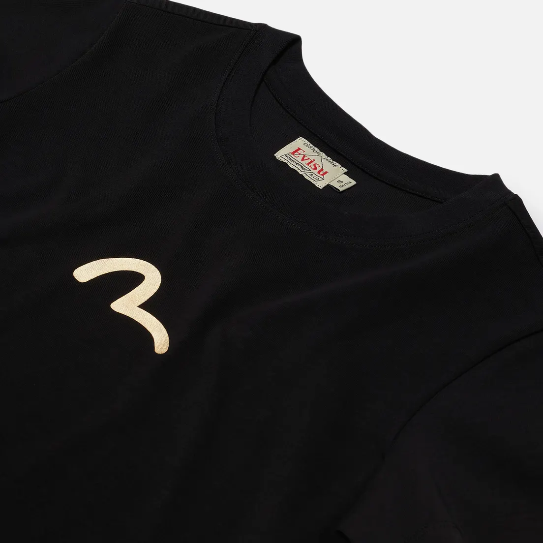 Evisu Женская футболка Heritage Tiger & Kamon Foil Printed