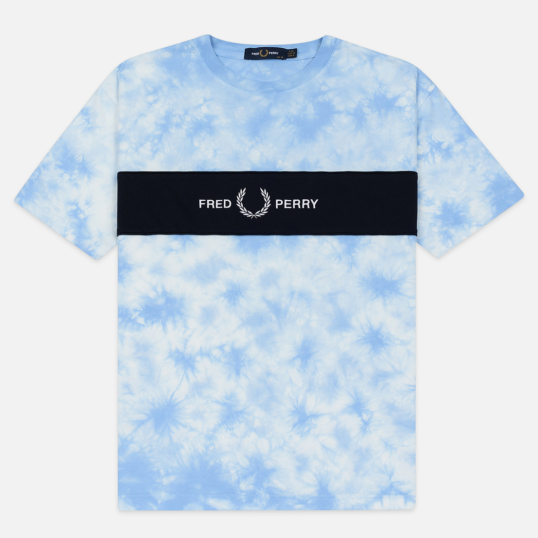 Fred Perry Женская футболка Embroidered Logo Tie-Dye