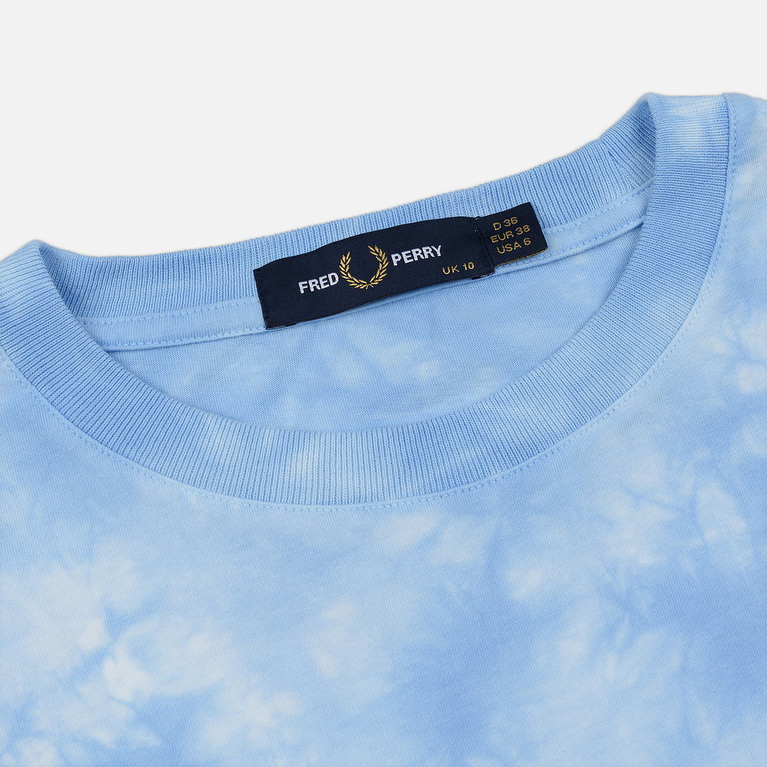 Fred Perry Женская футболка Embroidered Logo Tie-Dye
