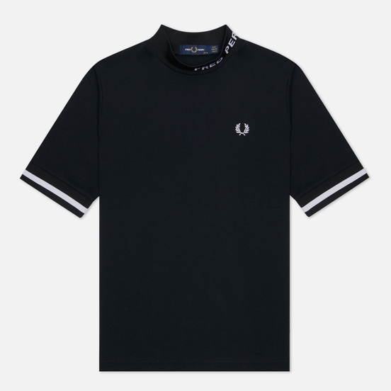 Женская футболка Fred Perry High Neck Black