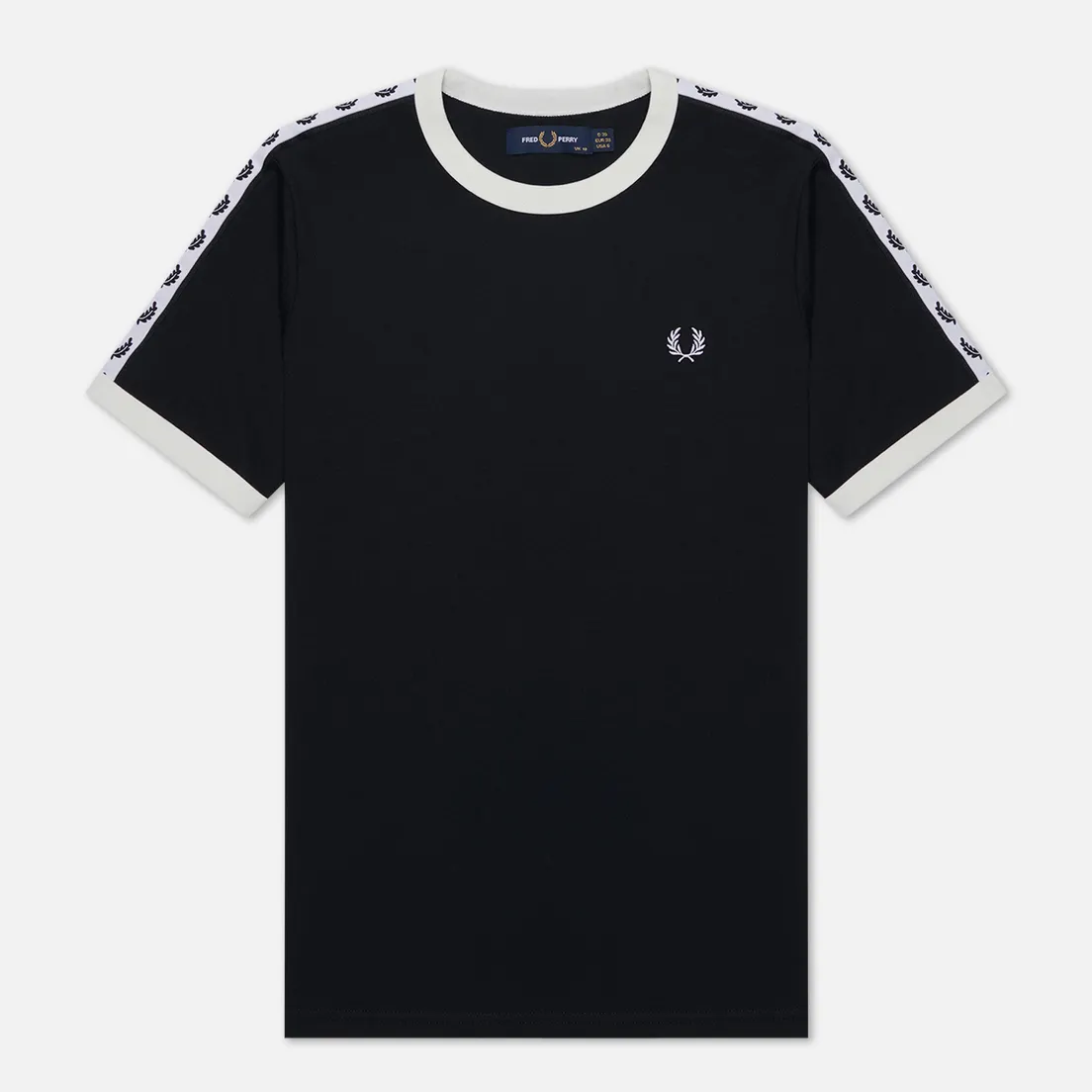 Fred Perry Женская футболка Laurel Sports Authentic Taped Ringer