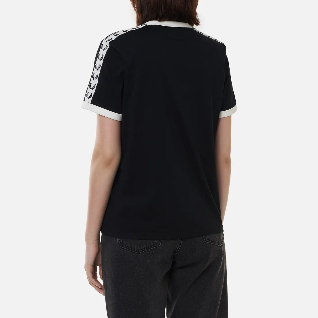 Fred Perry Женская футболка Laurel Sports Authentic Taped Ringer