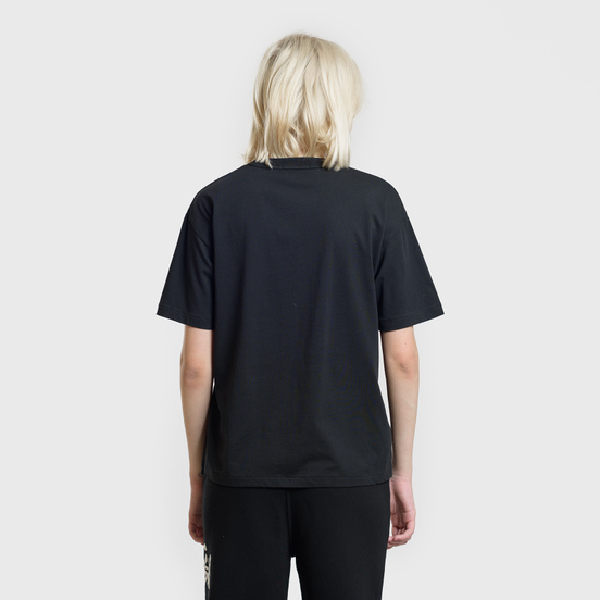 Женская футболка Fred Perry Printed Panel Black