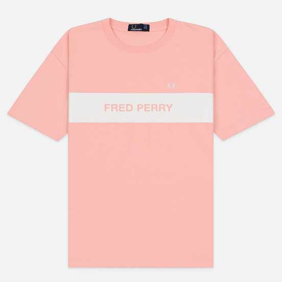 Женская футболка Fred Perry Printed Panel Cherry Blossom