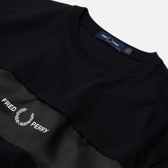 Женская футболка Fred Perry Satin Trim Black