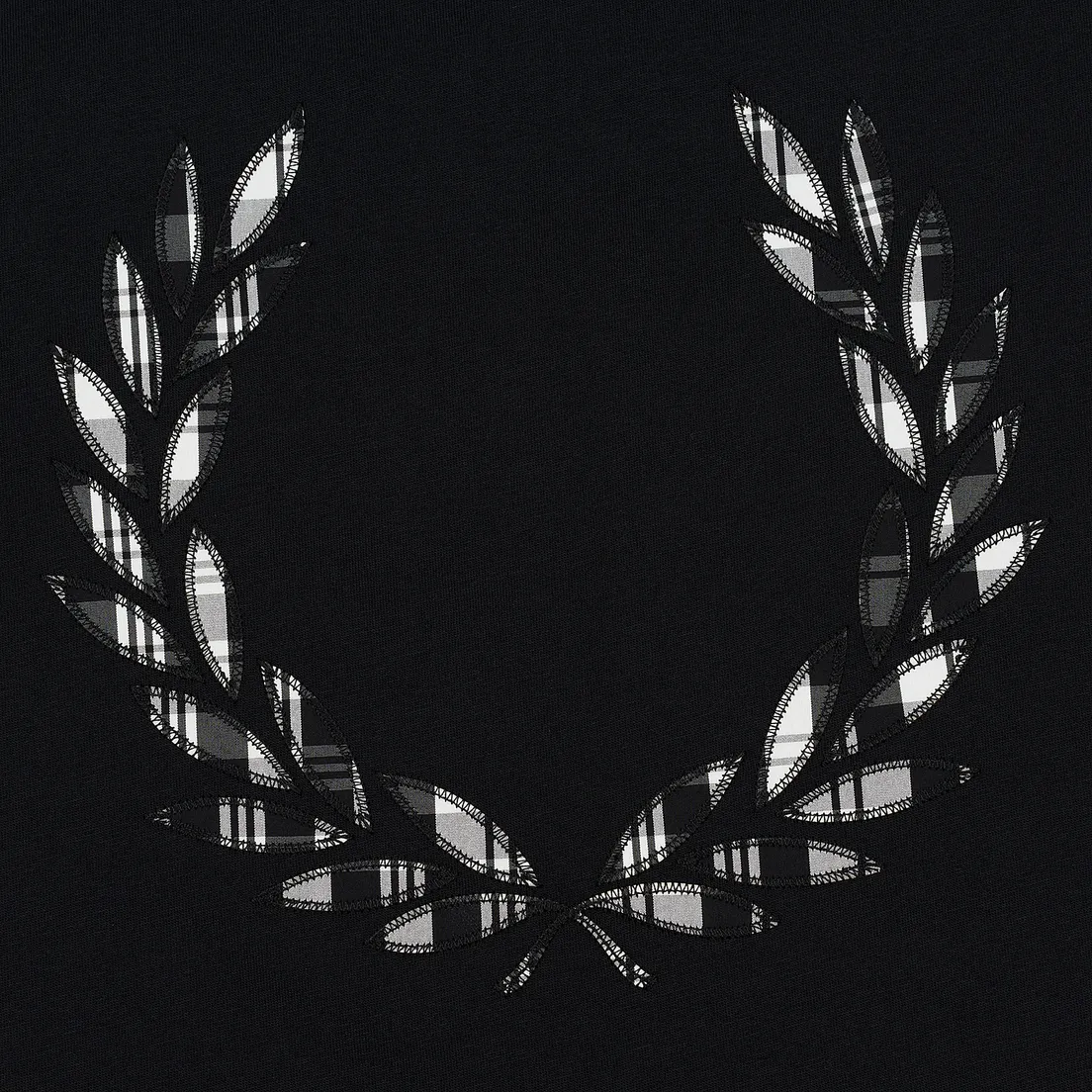 Fred Perry Женская футболка Tartan Laurel Wreath