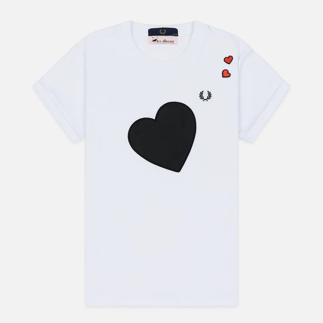Fred Perry Женская футболка x Amy Winehouse Heart Detail