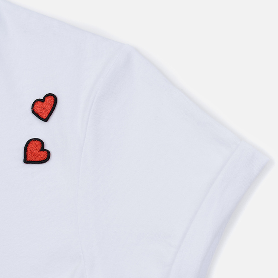 Женская футболка Fred Perry x Amy Winehouse Heart Detail White