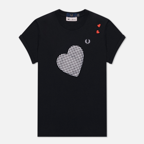 Женская футболка Fred Perry x Amy Winehouse Printed Black