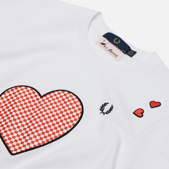 Женская футболка Fred Perry x Amy Winehouse Printed White