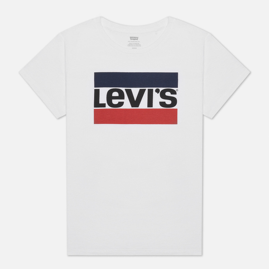 Женская футболка Levi's The Perfect Graphic Sportswear Logo White
