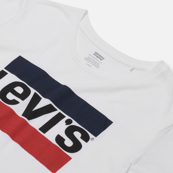 Женская футболка Levi's The Perfect Graphic Sportswear Logo White