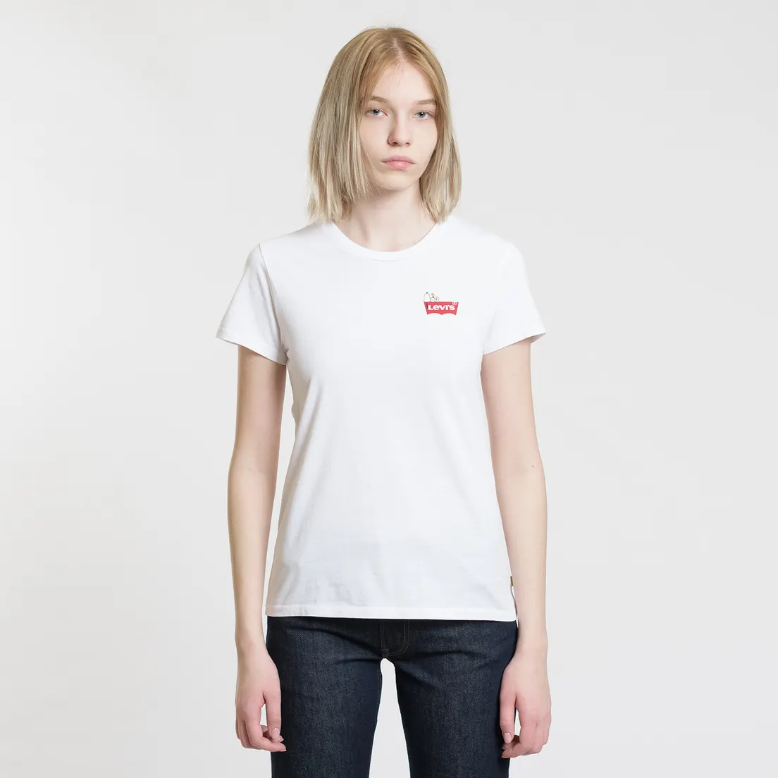 Levi's Женская футболка x Peanuts The Perfect Housemark Chest