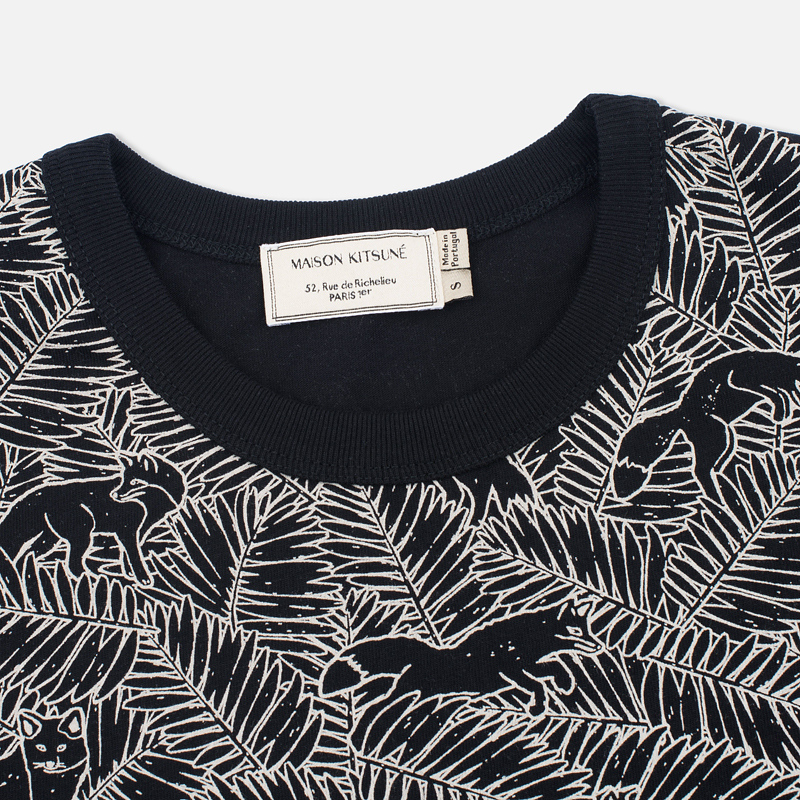Maison Kitsune Женская футболка All Over Fox