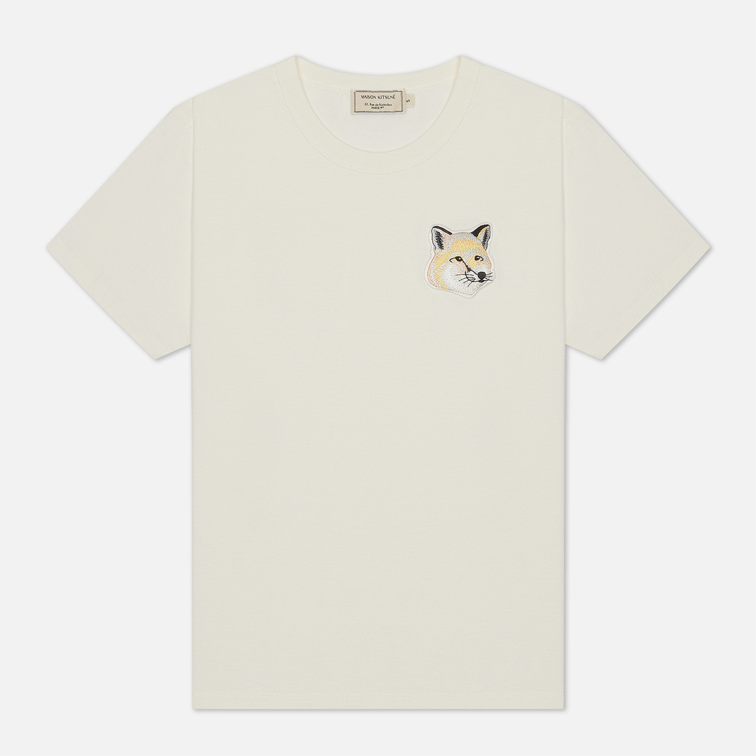 Maison Kitsune Женская футболка Big Pastel Fox Head Patch