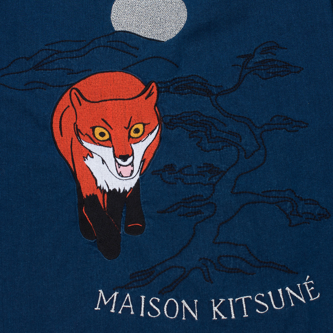 Maison Kitsune Женская футболка Embroidery