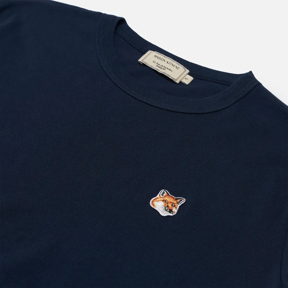 Maison Kitsune Женская футболка Fox Head Patch