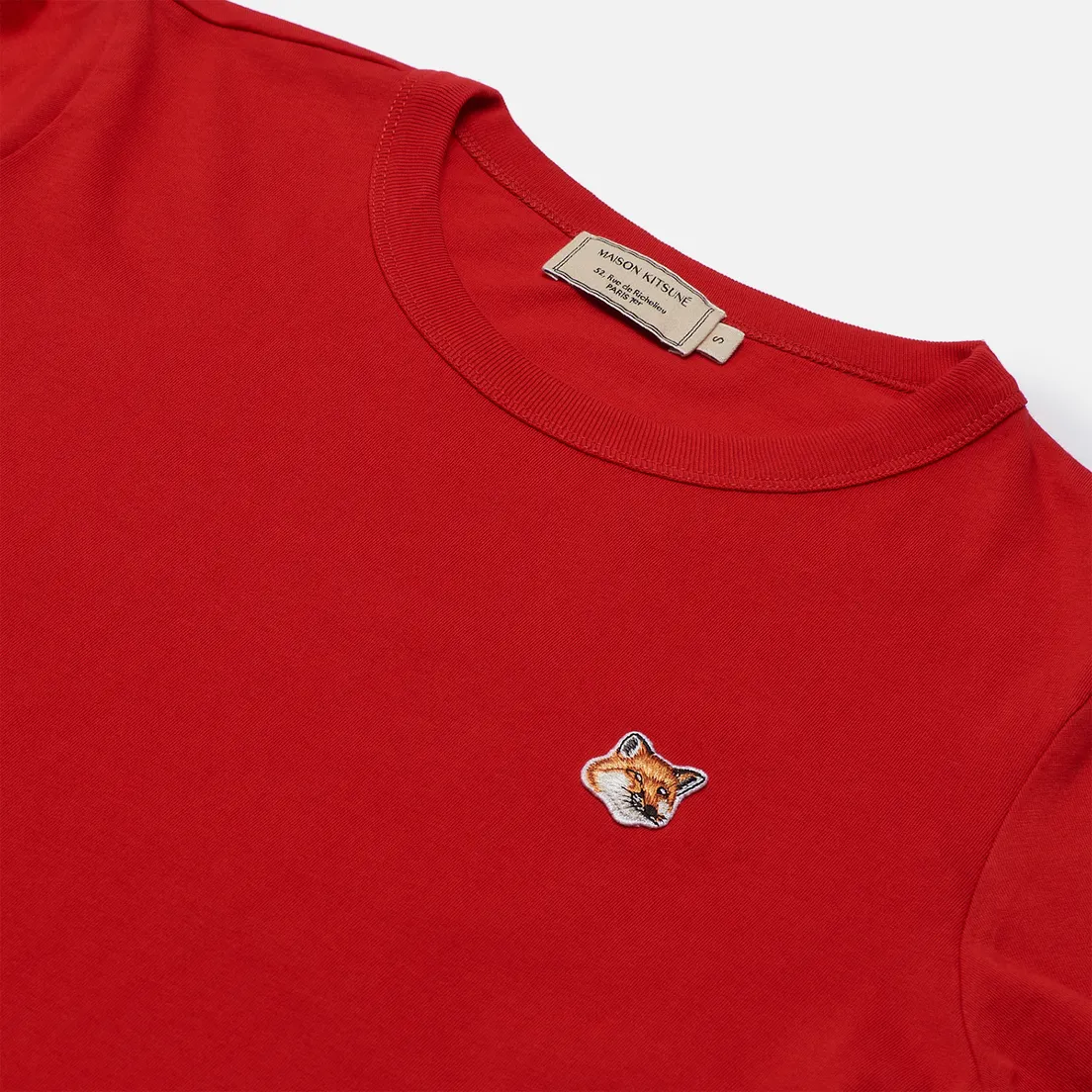 Maison Kitsune Женская футболка Fox Head Patch
